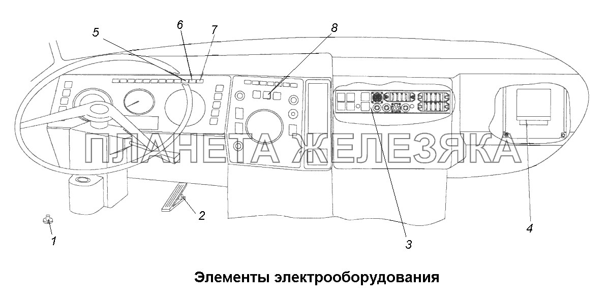 Электрооборудование\Установка блока электронного управления АБС МАЗ-631705, 631708