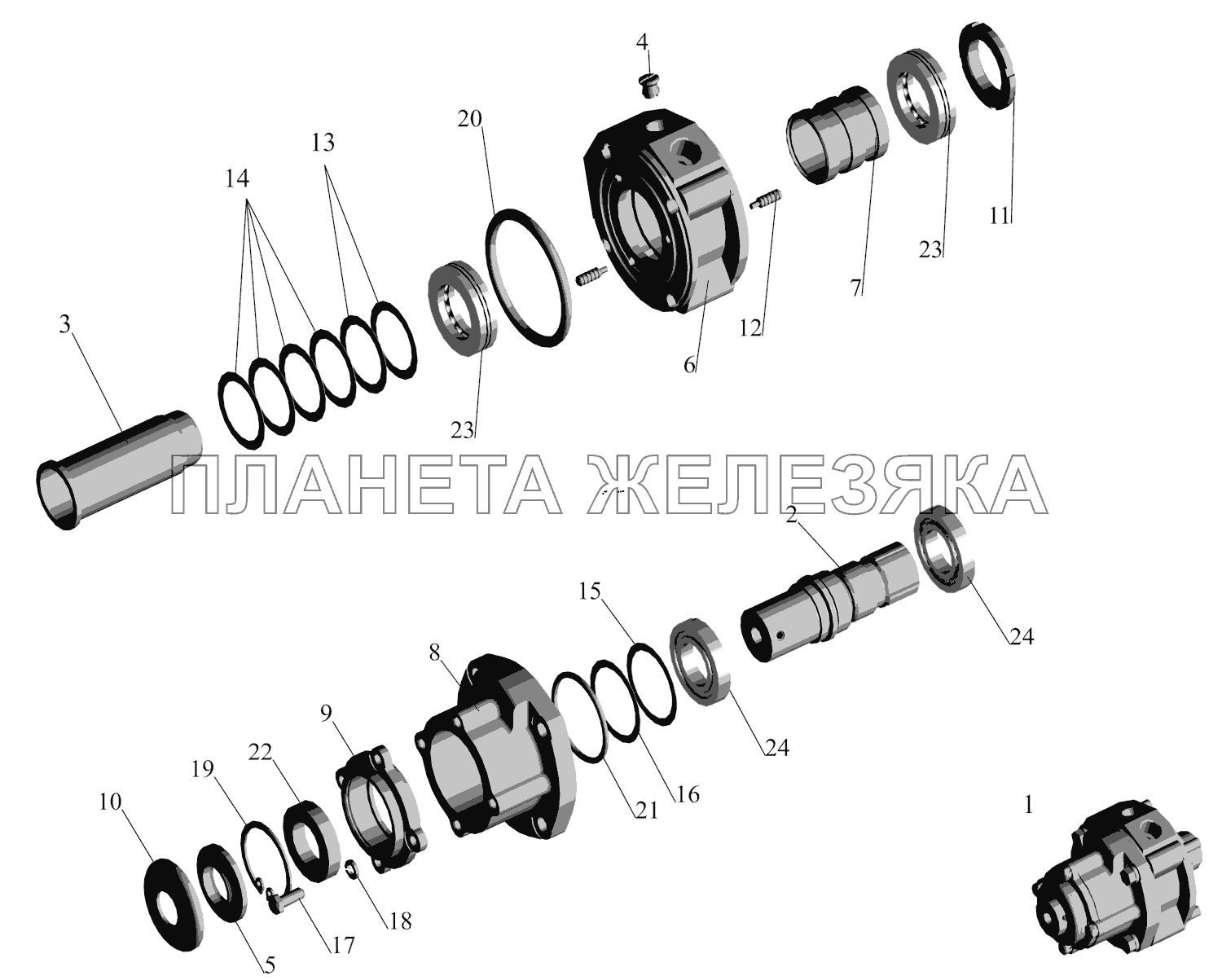 Распределитель 5336-3416010-01 МАЗ-631705