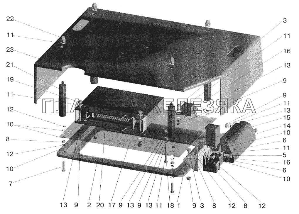 Установка электронных блоков АБС БПО «ЭКРАН» на автомобилях МАЗ-555102, 551605, 551603 МАЗ-6422