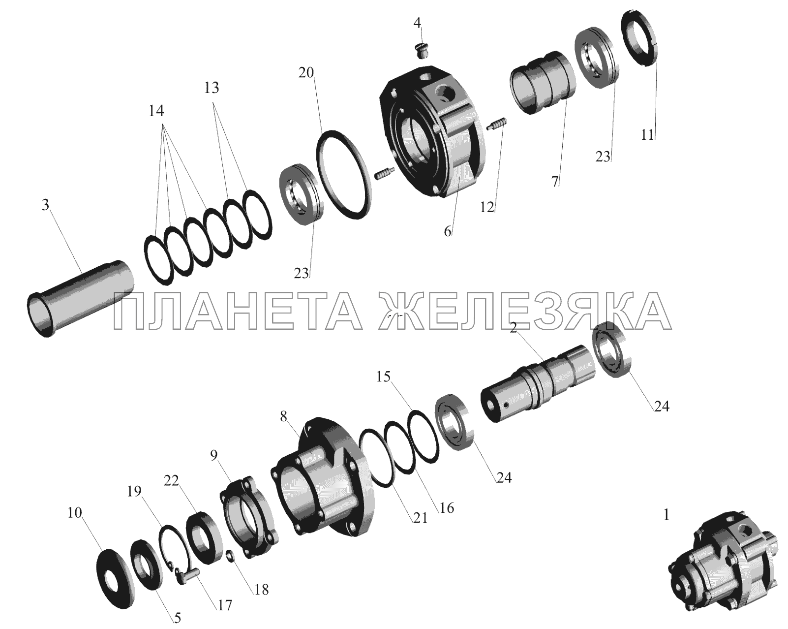 Распределитель 5336-3416010-01 МАЗ-650119