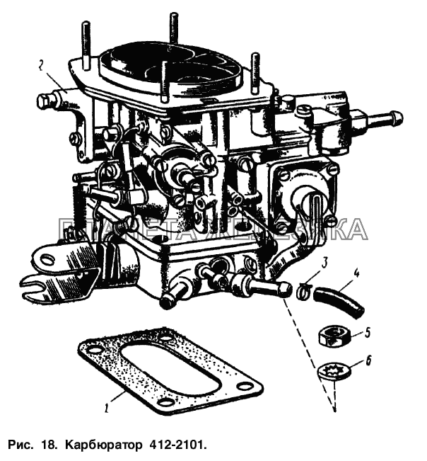 Карбюратор 412-2101 Москвич-2137