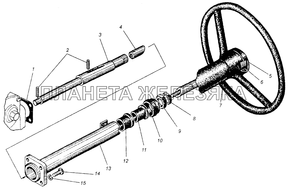 Механизм рулевой 082-3402 МТЗ-082