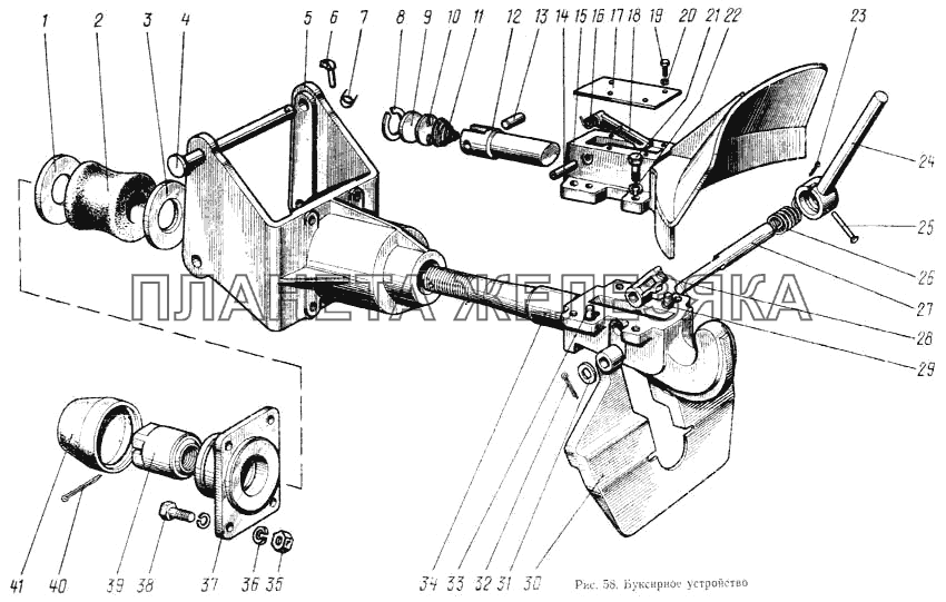 Буксирное устройство МТЗ-100