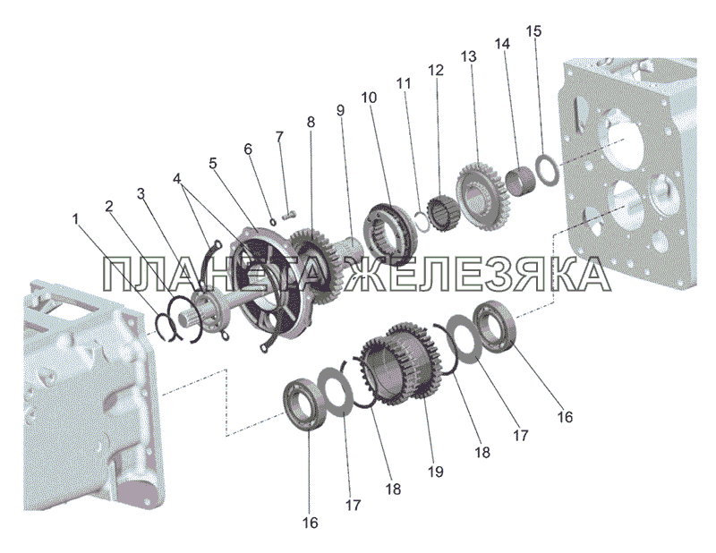 Редуктор МТЗ-1021.3