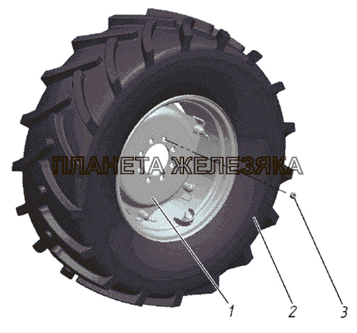 Колеса передние ведущие МТЗ-1021.3