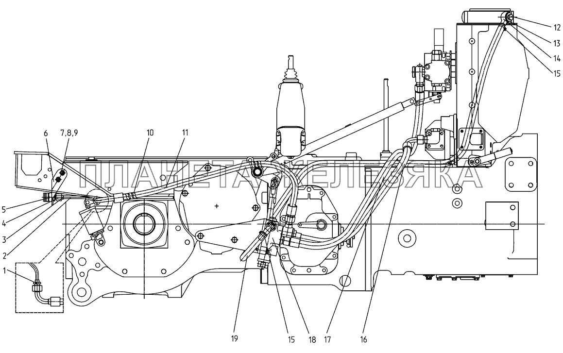 Гидропривод Беларус-1025.5