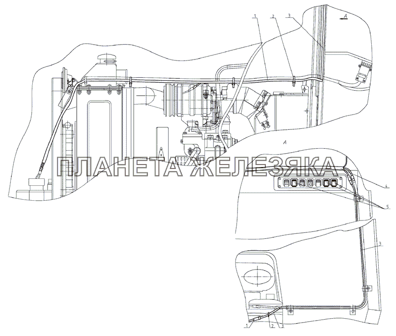 Установка кондиционера МТЗ-1025.4