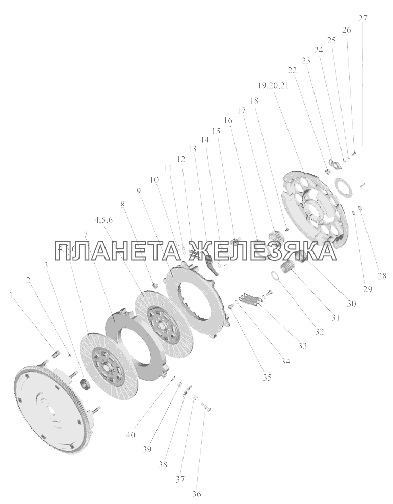 Сцепление МТЗ-1221 (2009)