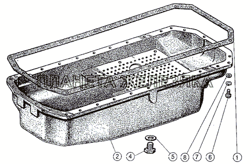 Картер масляный МТЗ-1222/1523