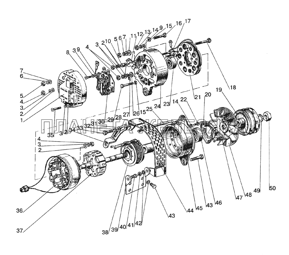 Генератор МТЗ-1523