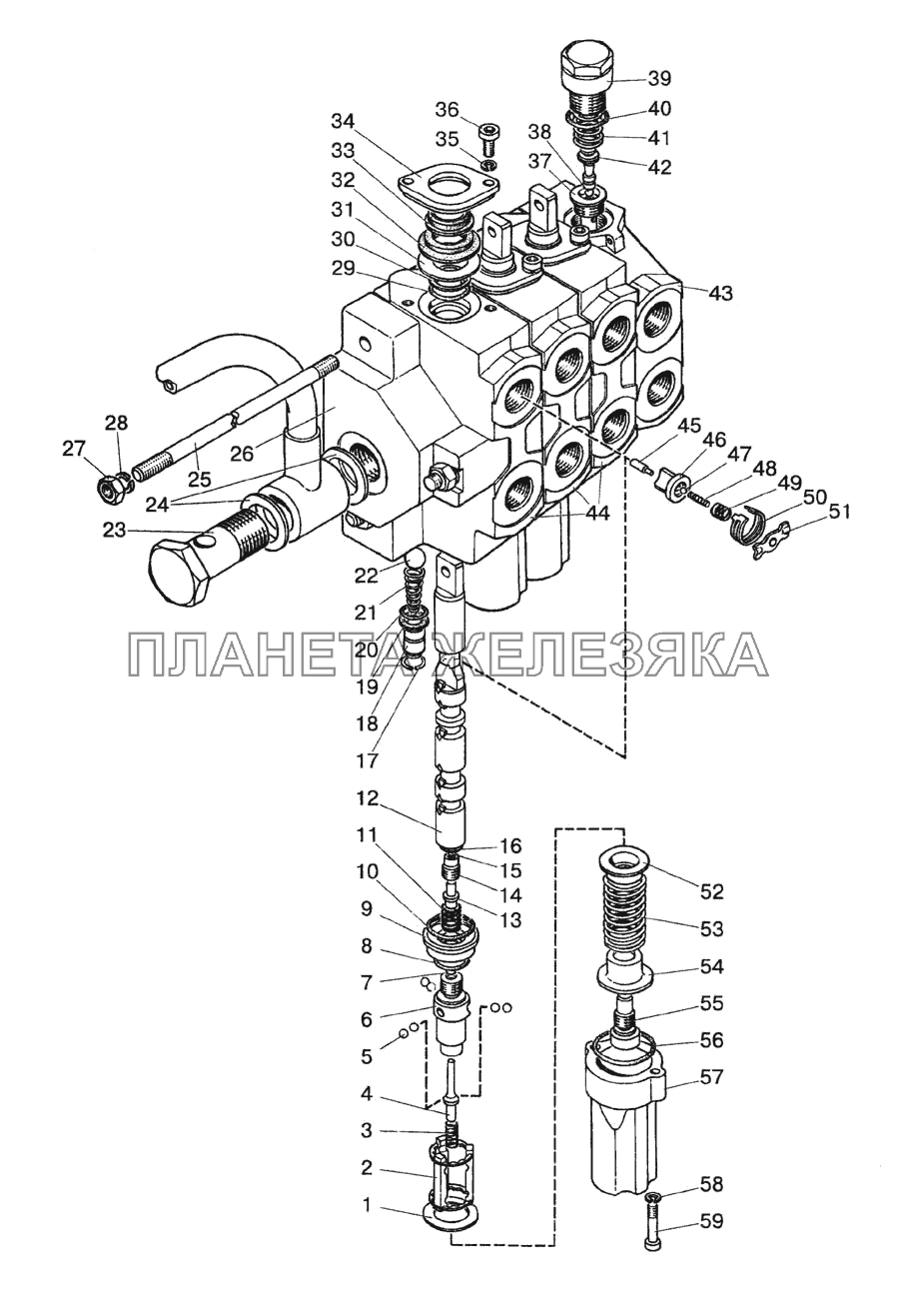 Гидрораспределитель МТЗ-1523