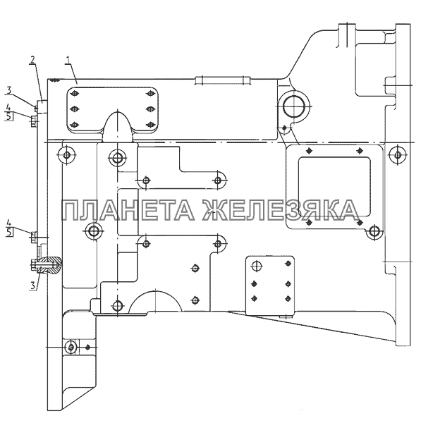 Корпус сцепления МТЗ-2522