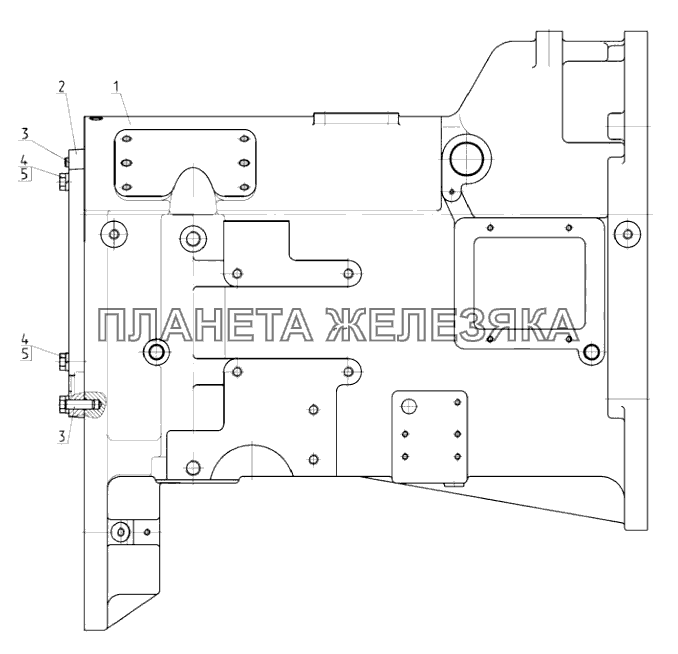 Корпус сцепления Беларус-3022ДЦ.1