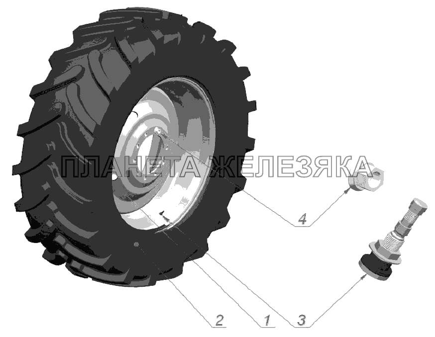 Колеса задние ведущие Беларус-3022ДЦ.1