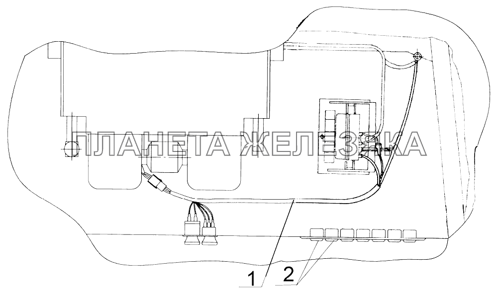 Электрооборудование кондиционера Беларус-3022ДЦ.1