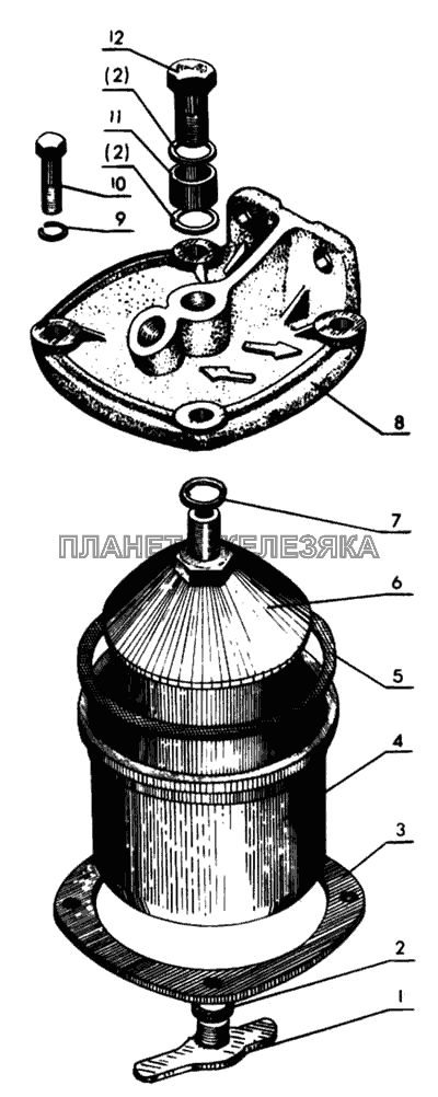 Фильтр-отстойник МТЗ-80