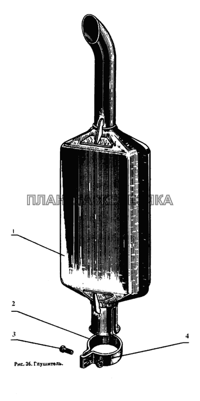 Глушитель МТЗ-80