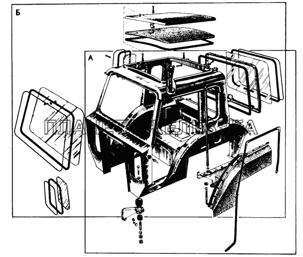 Кабина МТЗ-80