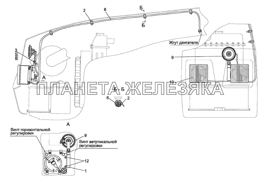 Фары дорожные МТЗ-821/921