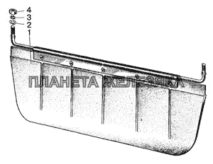 Козырек противосолнечный МТЗ-821/921