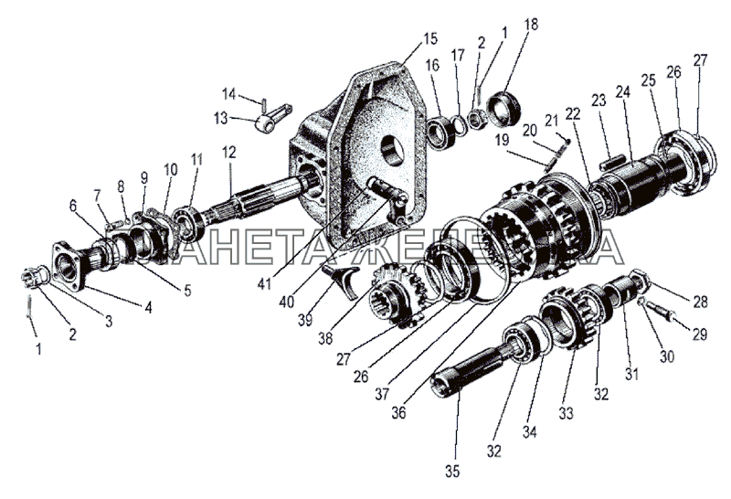 Раздаточная коробка МТЗ-826