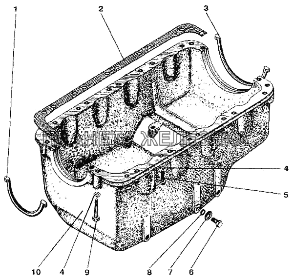 Масляный картер МТЗ-900