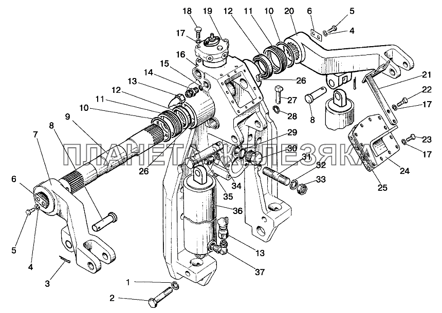 Гидроподъемник Беларус-922.3 / 922.4