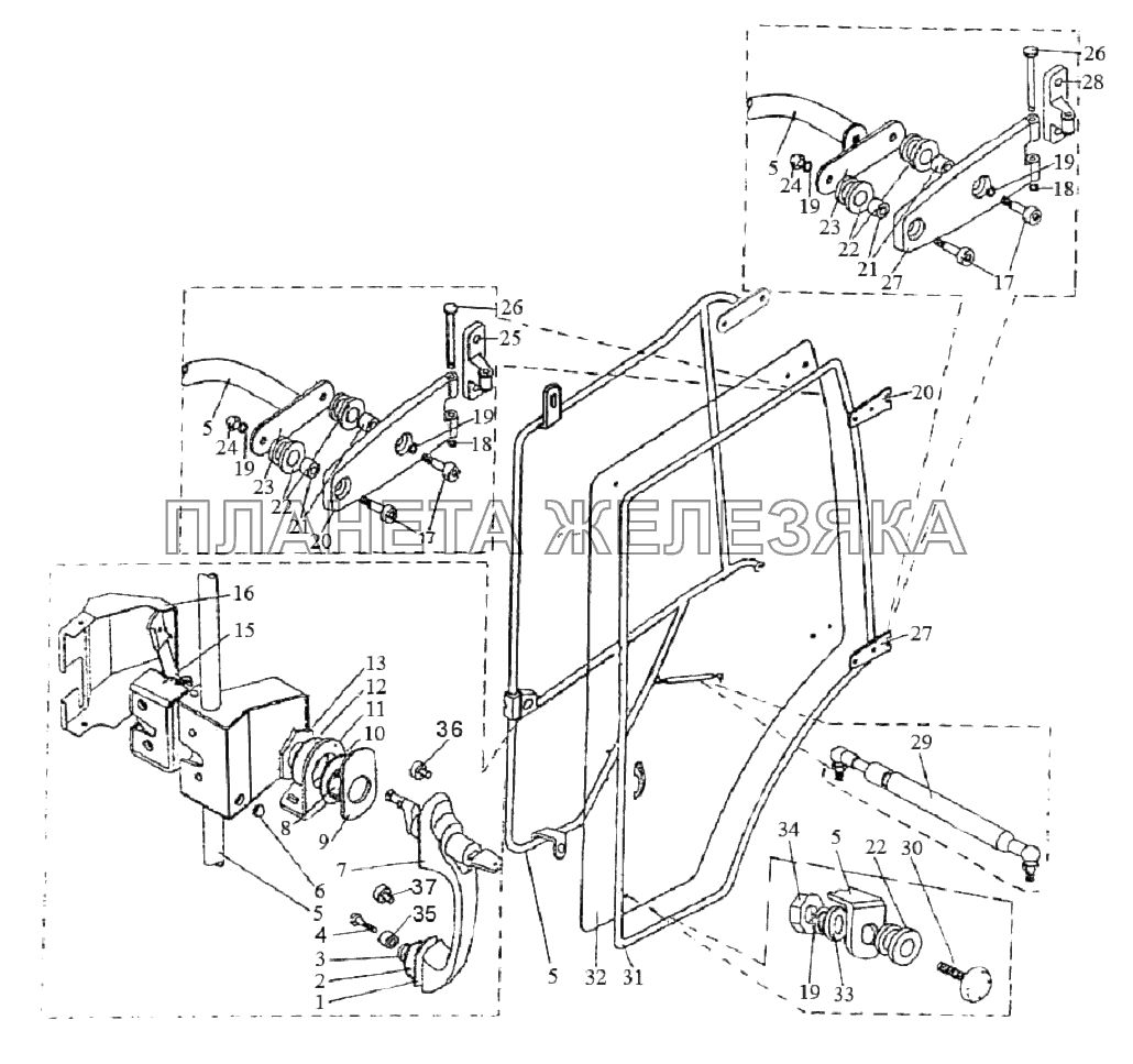 Дверь кабины Беларус-923.5