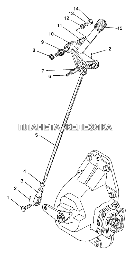 Управление раздаточной коробкой Беларус-923.5