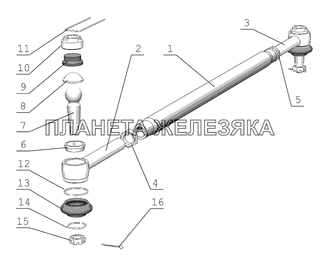 Тяга рулевая Беларус-923.5