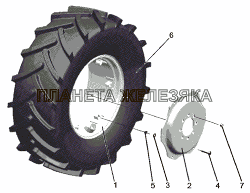 Колеса передние ведущие МТЗ-900/920/950/952