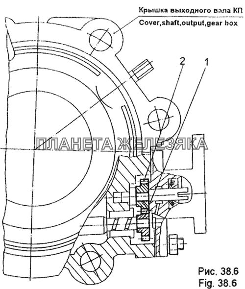 Привод спидометра МЗКТ-65158