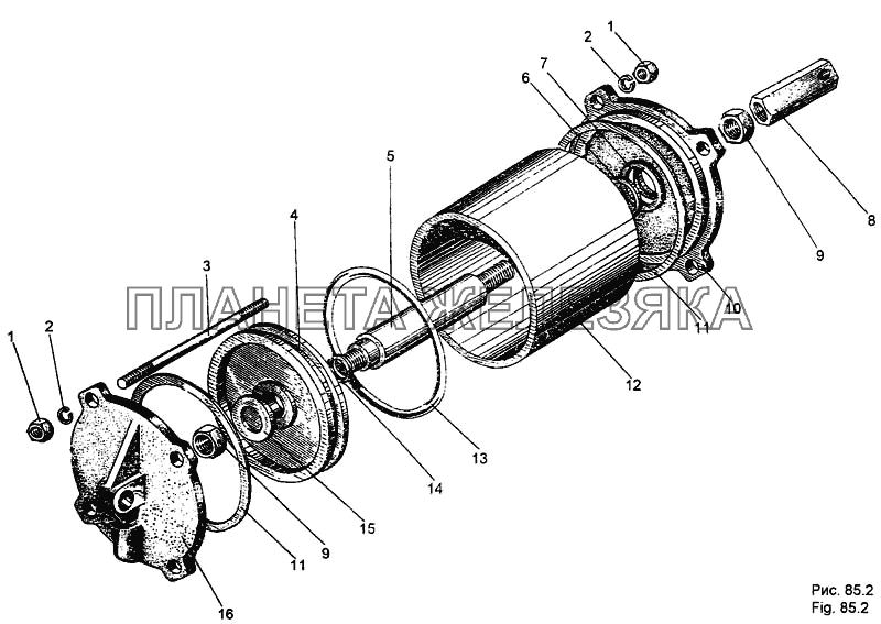 Цилиндр 6515-8505300 МЗКТ-65158