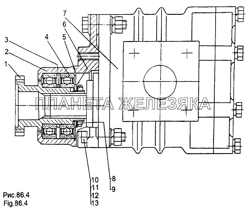 Насос 75165-8604010 МЗКТ-65158