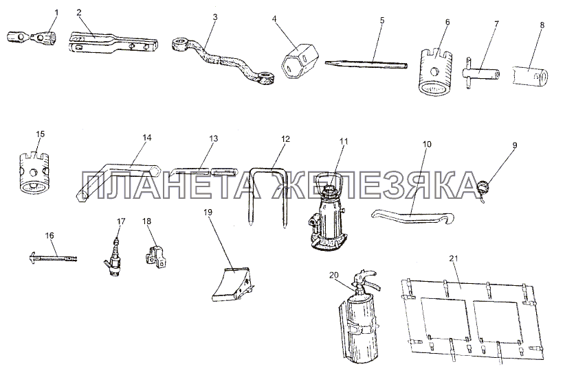 Инструмент и принадлежности МЗКТ-652511