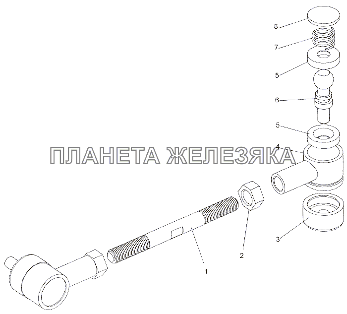 Тяги 69237-1703490, 6923-1703490 МЗКТ-79011