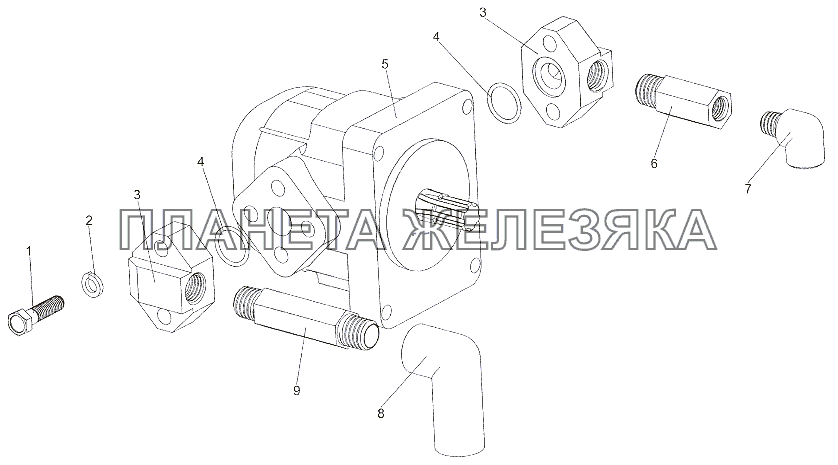 Насос 6923-1808010-10 МЗКТ-6527