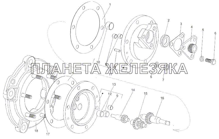 Приводы спидометра 74171-3841010, 742952-3841010-10 МЗКТ-6527