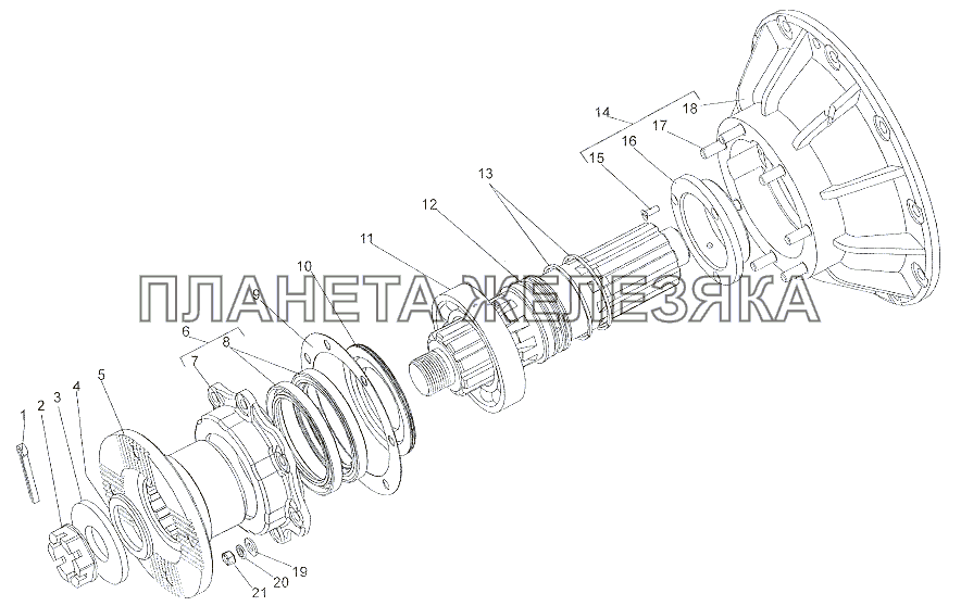 Крышка 6527-1802190 МЗКТ-79011