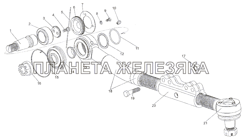 Тяга 65272-3414120 МЗКТ-79011