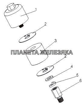 Сапун 79092-1015560 МЗКТ-79096