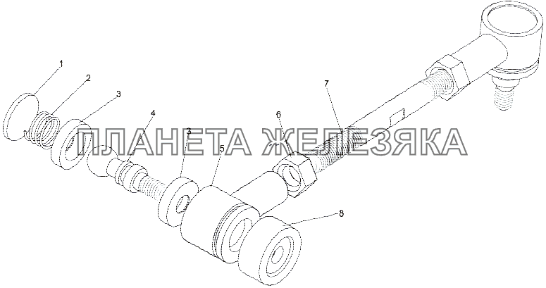 Тяга 6923-1703490 МЗКТ-751652