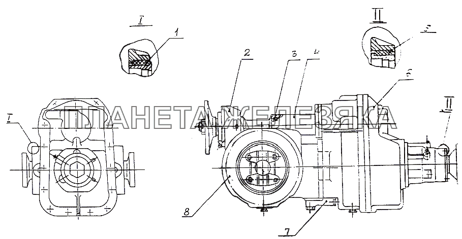 Мосты передние и задние МЗКТ-751652