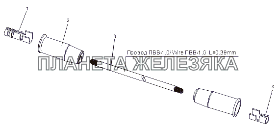 Провод 6923-3724778 МЗКТ-79092 (нов.)