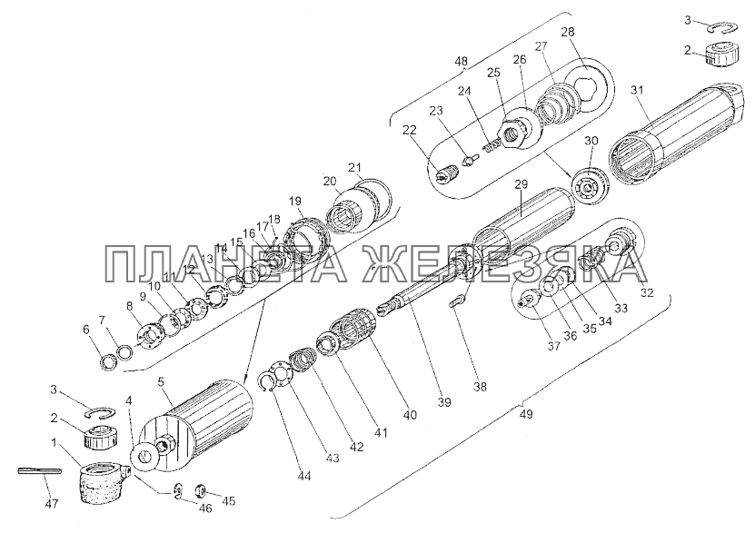 Амортизатор 543-2905306-21 МЗКТ-74296