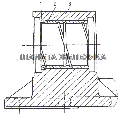 Кронштейн балансира подвески 9101-2918153 МЗКТ-93782