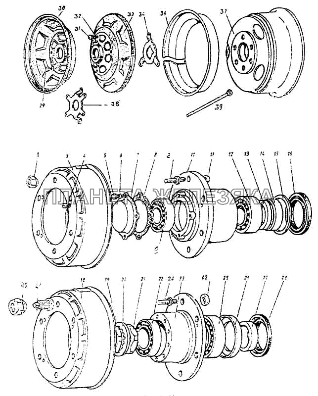 Колесо ПАЗ-3205-110