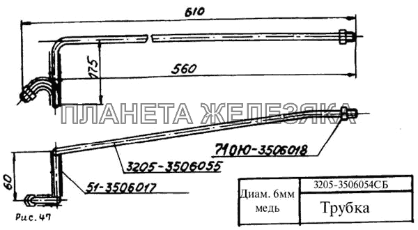 Схема предохранителей паз 3205