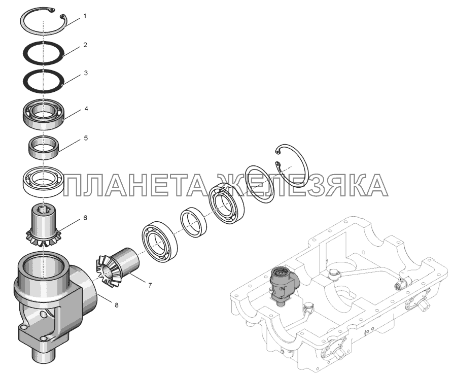 700А.17.01.290 Редуктор К-744Р2 