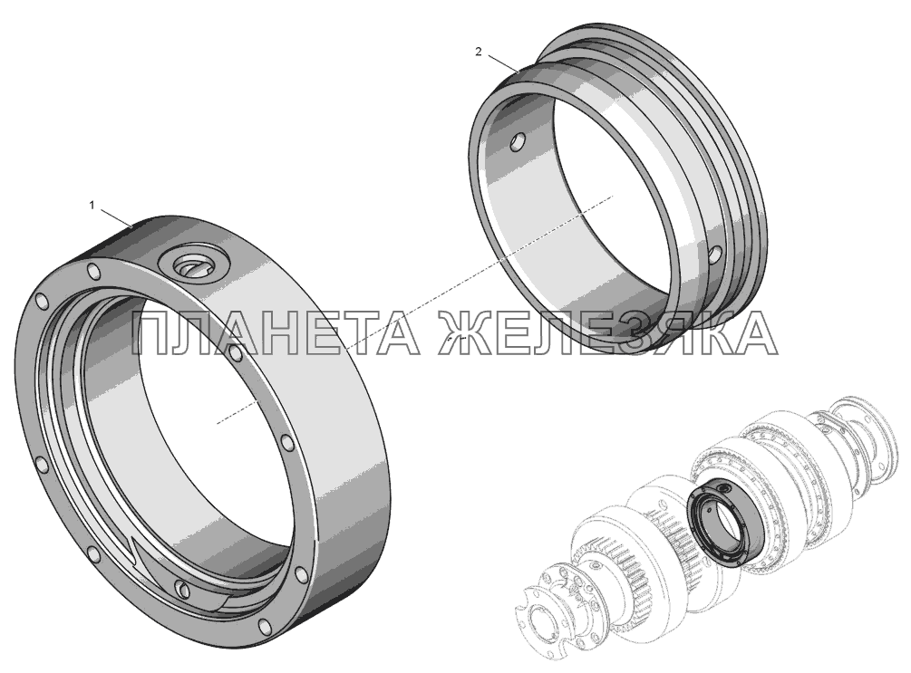 744Р-17.01.590 Крышка К-744Р2 